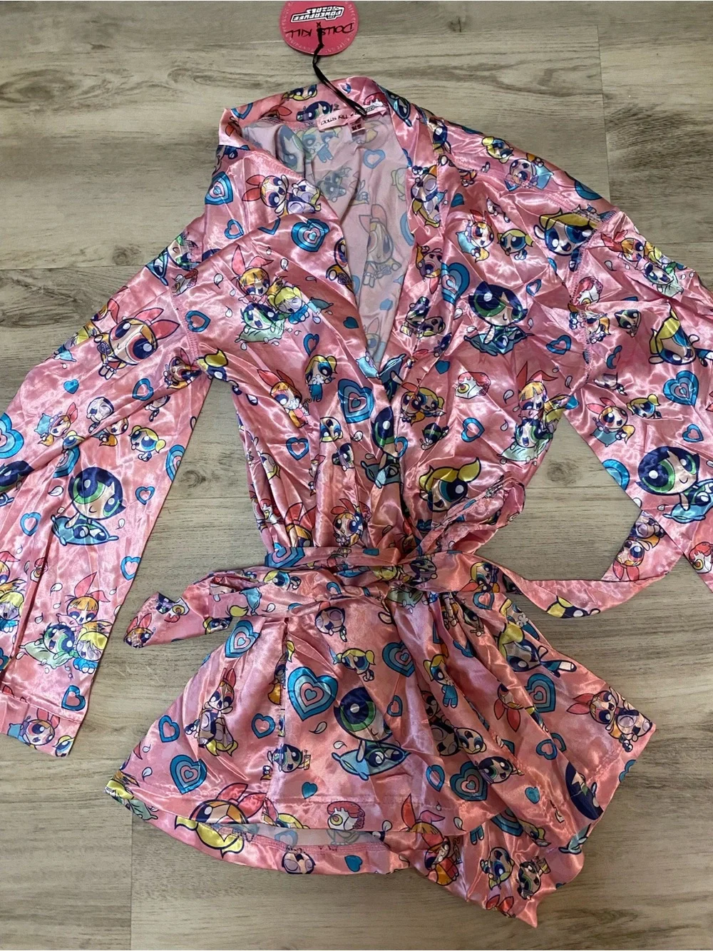 Dolls Kill satin kimono